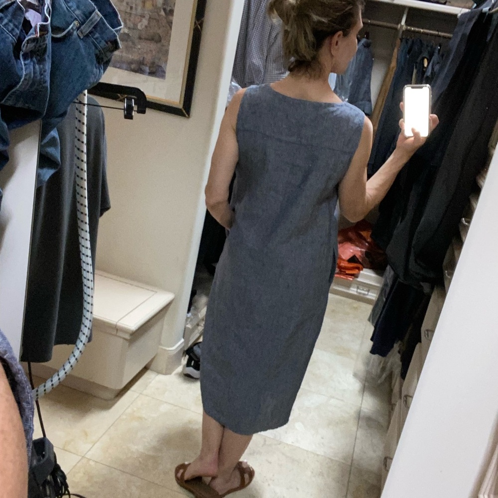 Flax Designs Forever Sleeveless Maxi Dress-size P - Picture 2 of 4